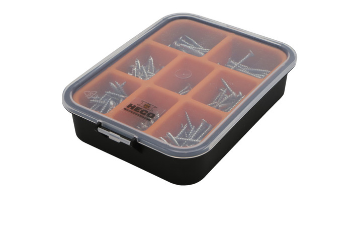 Treskruesett forsinket 200 stk. Heco